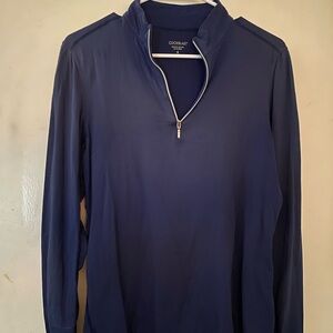 Navy blue dover cool blast Sun shirt size small